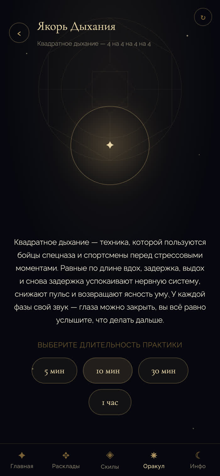 Якорь дыхания — техника для быстрого возврата в себя в приложении «Никола Блажен»